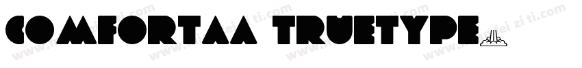 comfortaa truetype字体转换